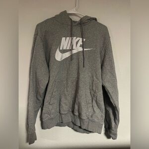 Nike Gray Sweatshirt Classic Pullover Style